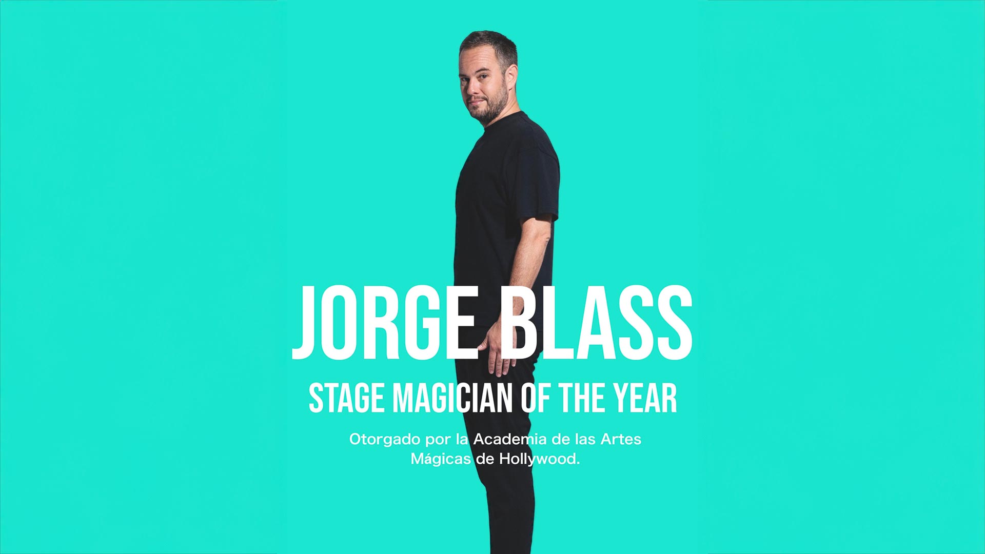 Jorge Blass. Stage Magician Of The Year